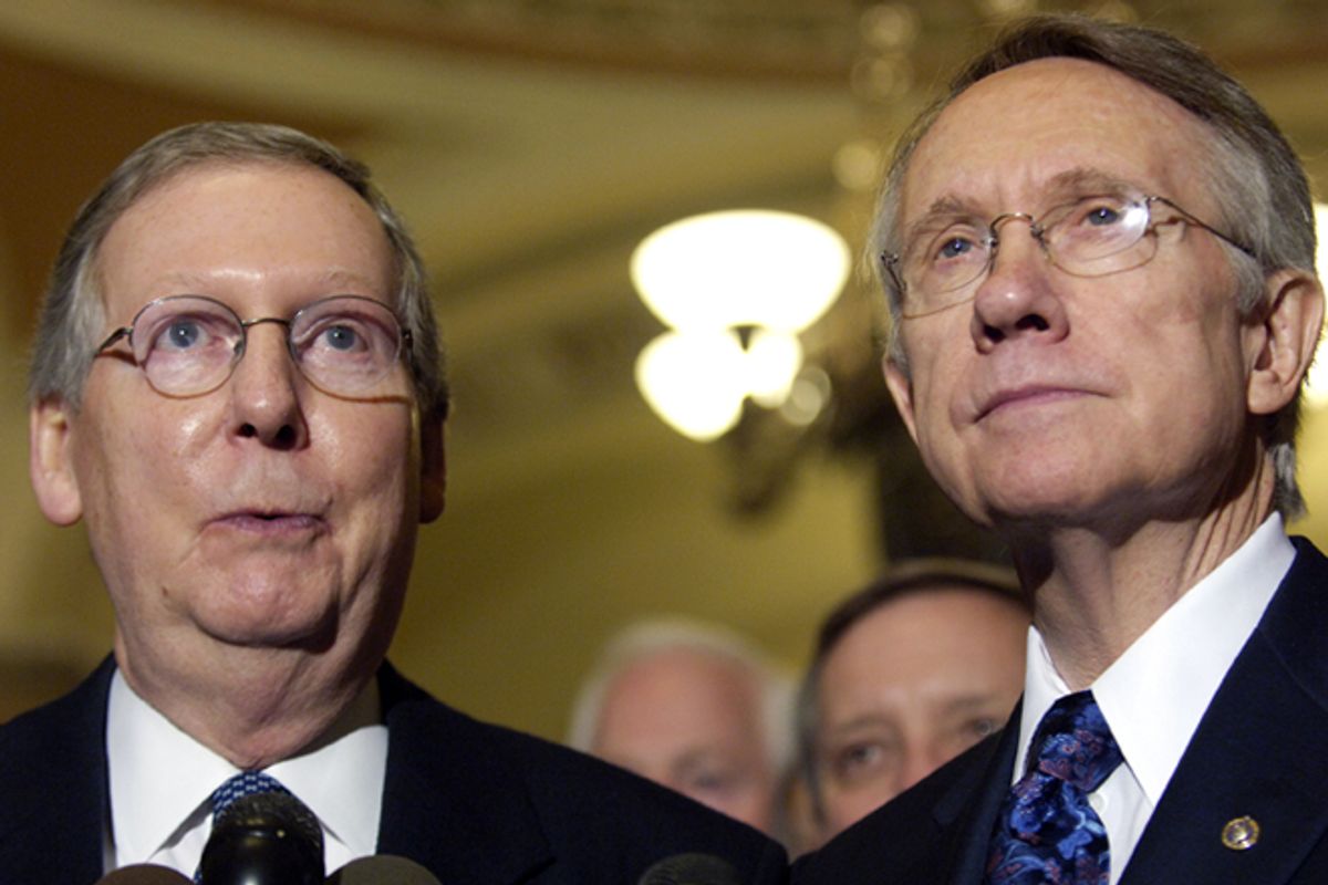 Mitch McConnell and Harry Reid          (Reuters/Jonathan Ernst)