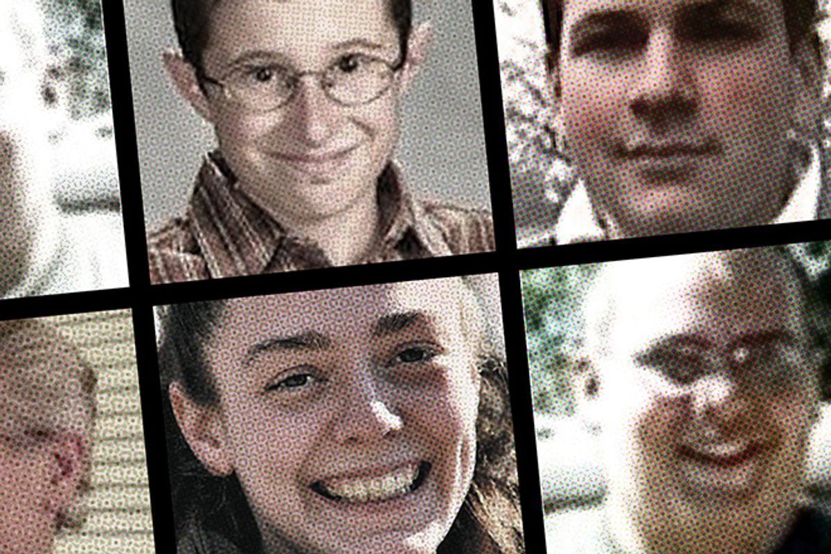 Clockwise from top left: Brendan Blum, Sergey Blashchishen, Matthew Meyer and Lindsey Poteet. Aspen Education already faced a wrongful death lawsuit over Meyer when Bain and CRC Health Group bought the company in 2006. Six deaths since the takeover, including Blum, Blashchishen and Poteet, have generated either lawsuits or complaints of neglect. 