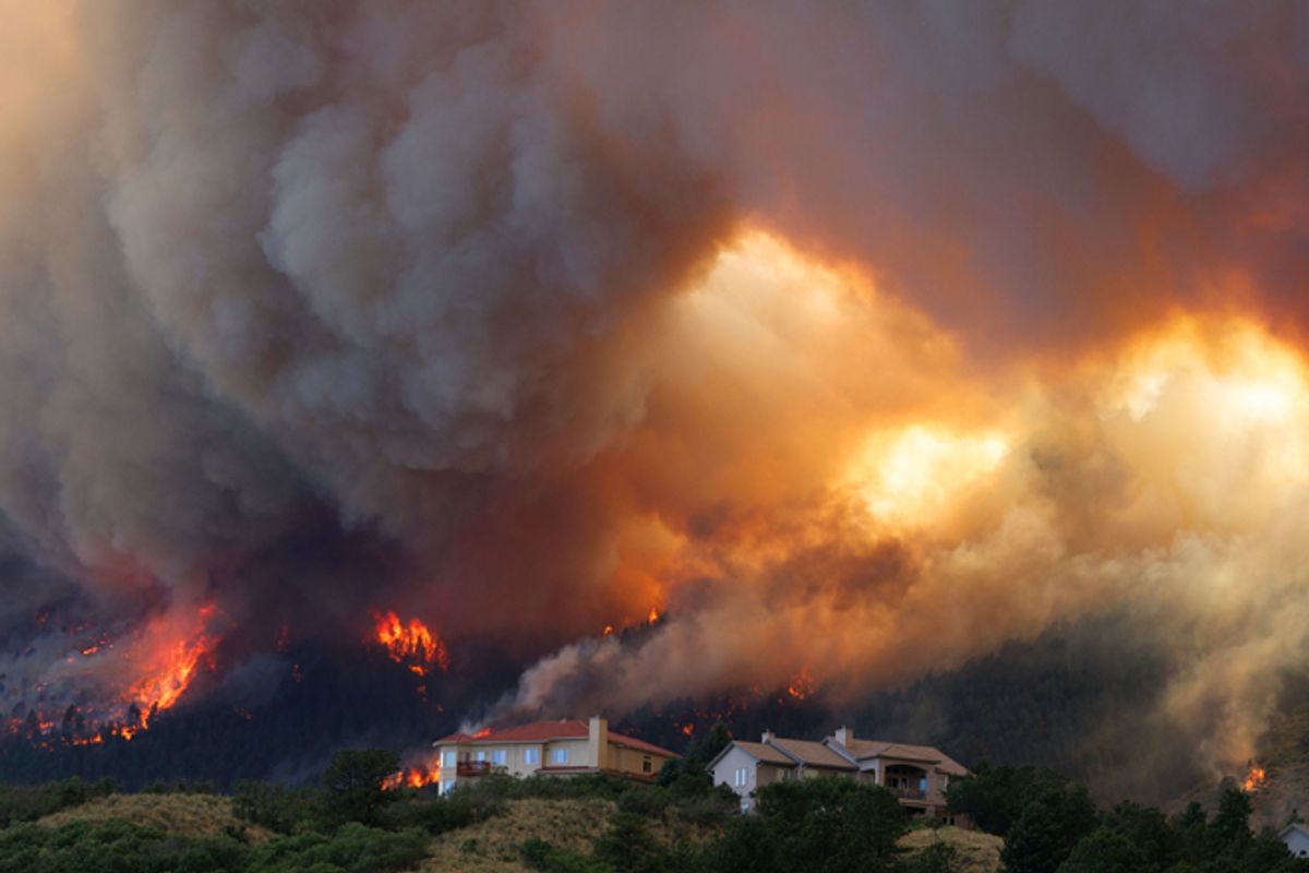 The Waldo Canyon fire in Colorado Springs, Colo.          (Gaylon Wampler)