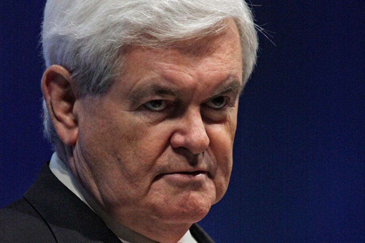 Newt Gingrich   (Reuters/Tom Gannam)