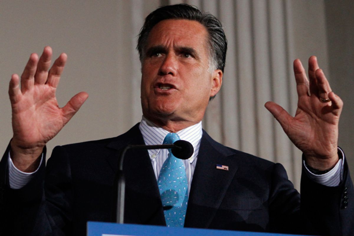Mitt Romney            (Reuters/Tim Shaffer)