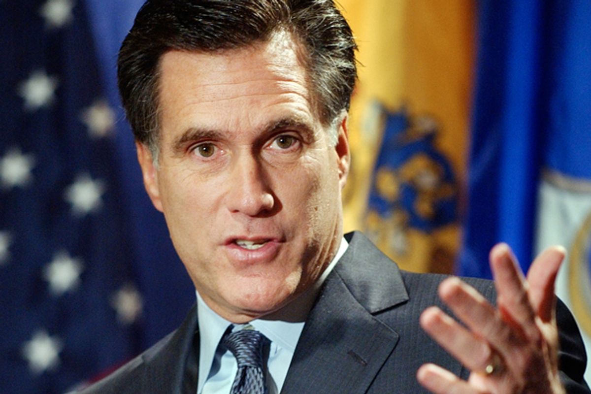 Mitt Romney in 2003        (AP/Steven Senne)