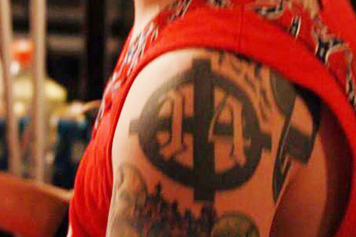 One of Wade Michael Page's tattoos  (Reuters/myspace.com)
