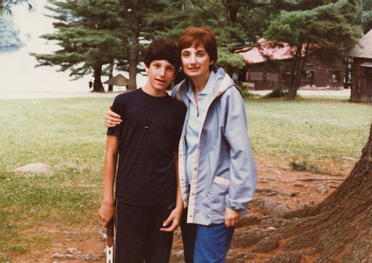 The author and his mother       (Daniel Krieger)