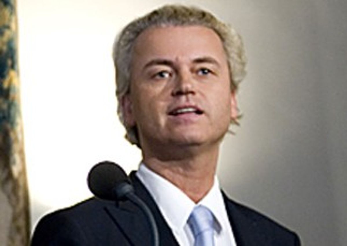 Dutch politician and anti-Islam activist Geert Wilders.            (Wikipedia)