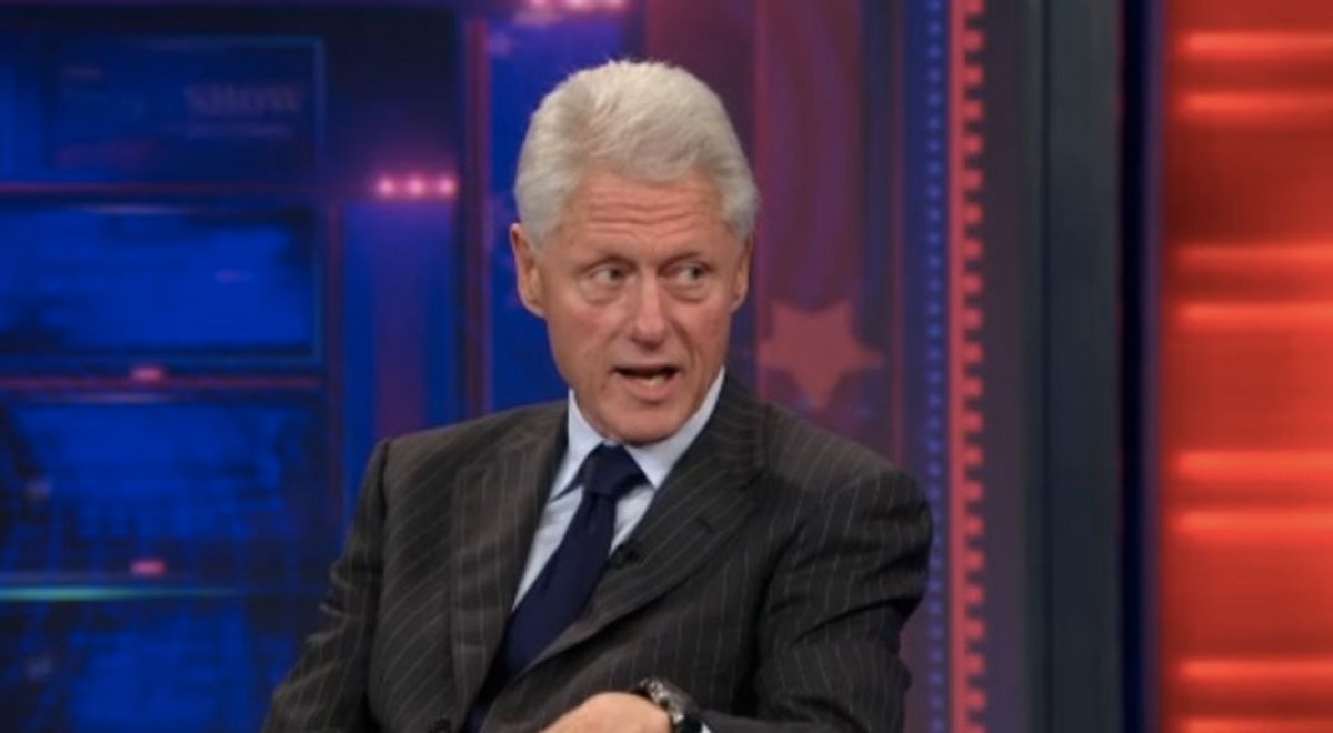 Bill Clinton on "The Daily Show."            (TheDailyShow.com)