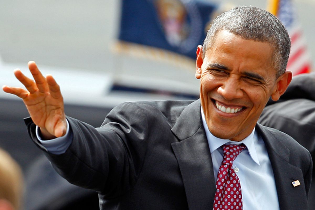  President Obama    (AP/Chuck Burton)