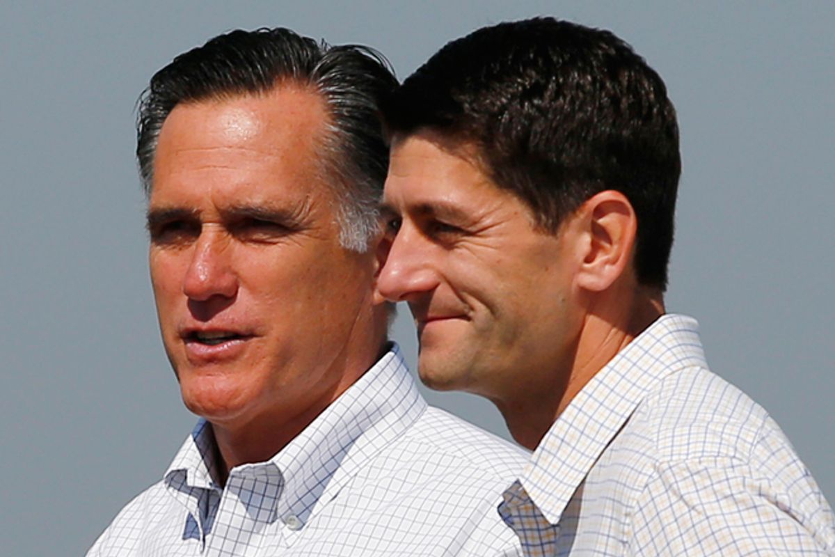 Mitt Romney and Paul Ryan            (Reuters/Brian Snyder)
