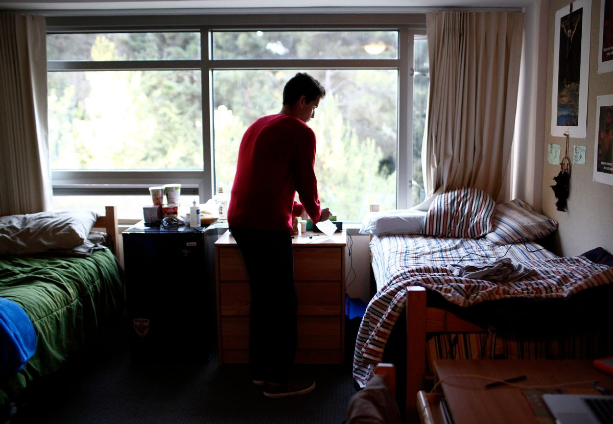 A coed dorm at UCLA.    (AP/Jae C. Hong))