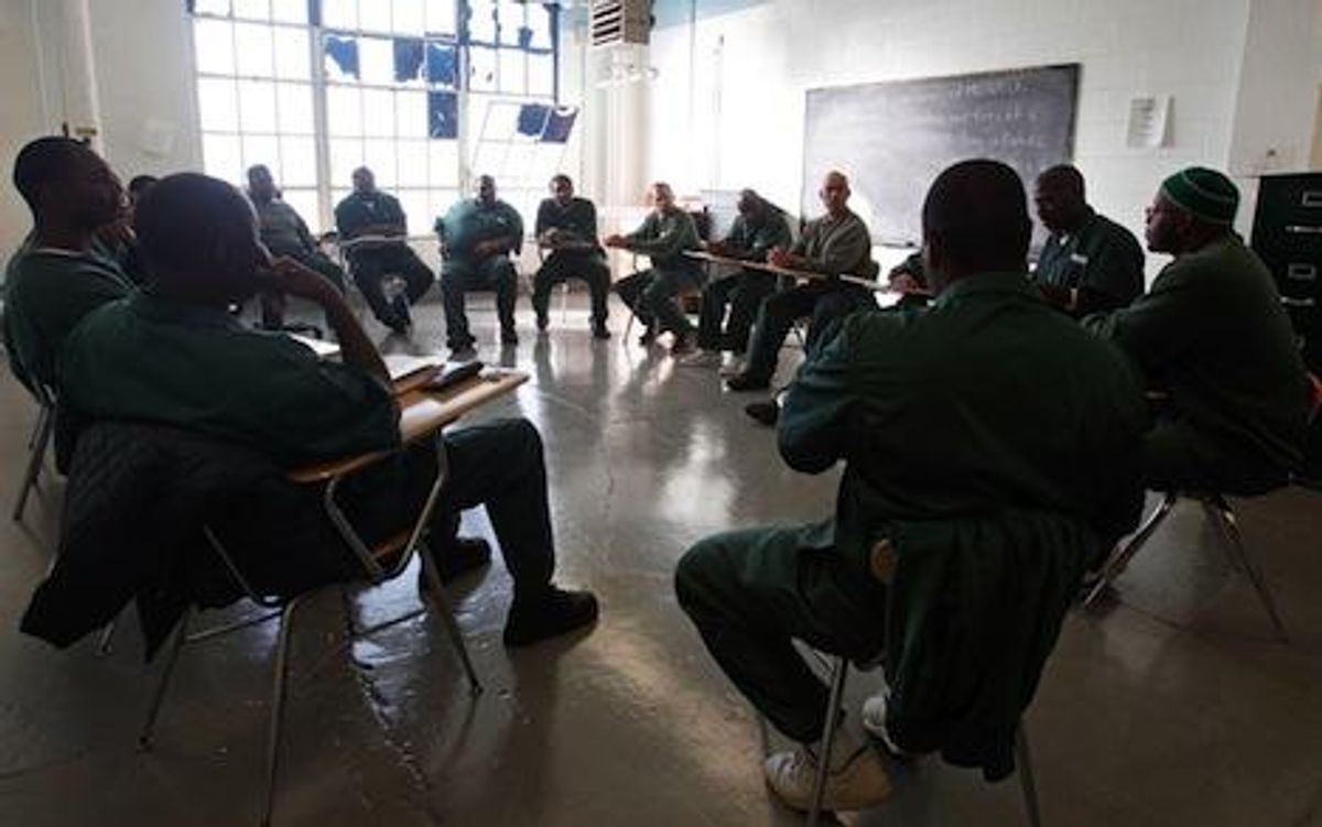 Prisoners at Clinton Correctional Facility in Dannemora, NY.  