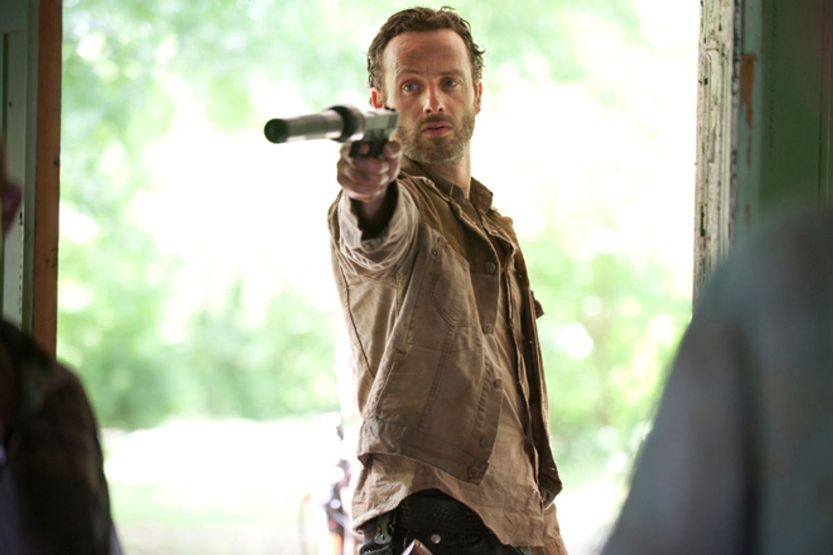 Rick Grimes (Andrew Lincoln), from "The Walking Dead."   (Gene Page/amc)