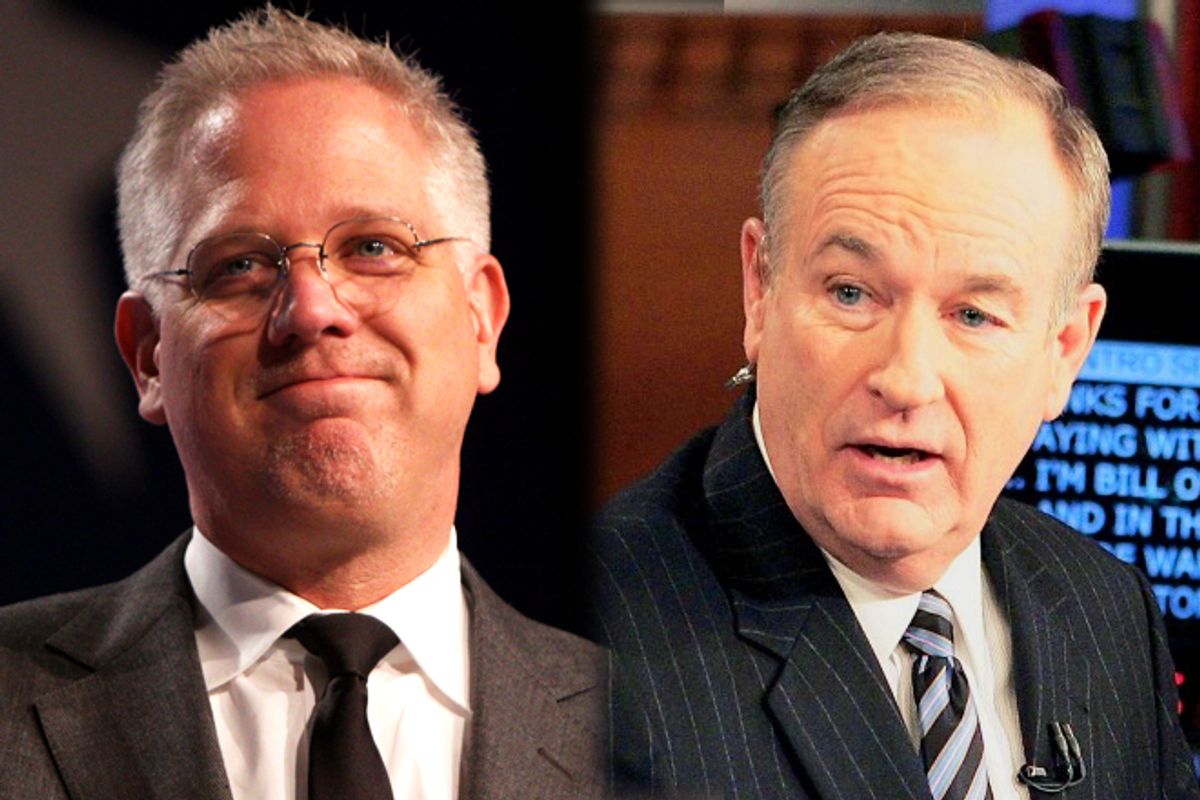 Bill O Reilly Channels Glenn Beck Salon Com