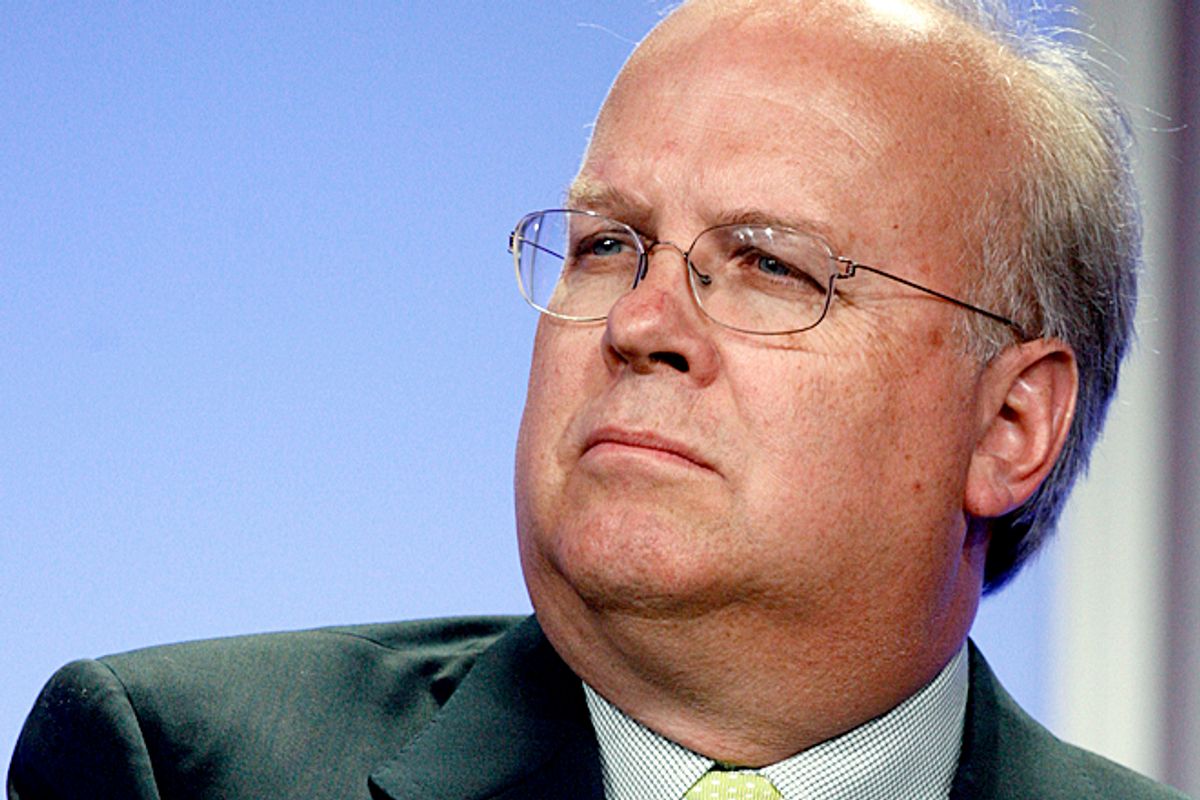 Karl Rove at the Fox TV network summer press tour in Beverly Hills, Calif., July 14, 2008.                     (REUTERS/Fred Prouser)