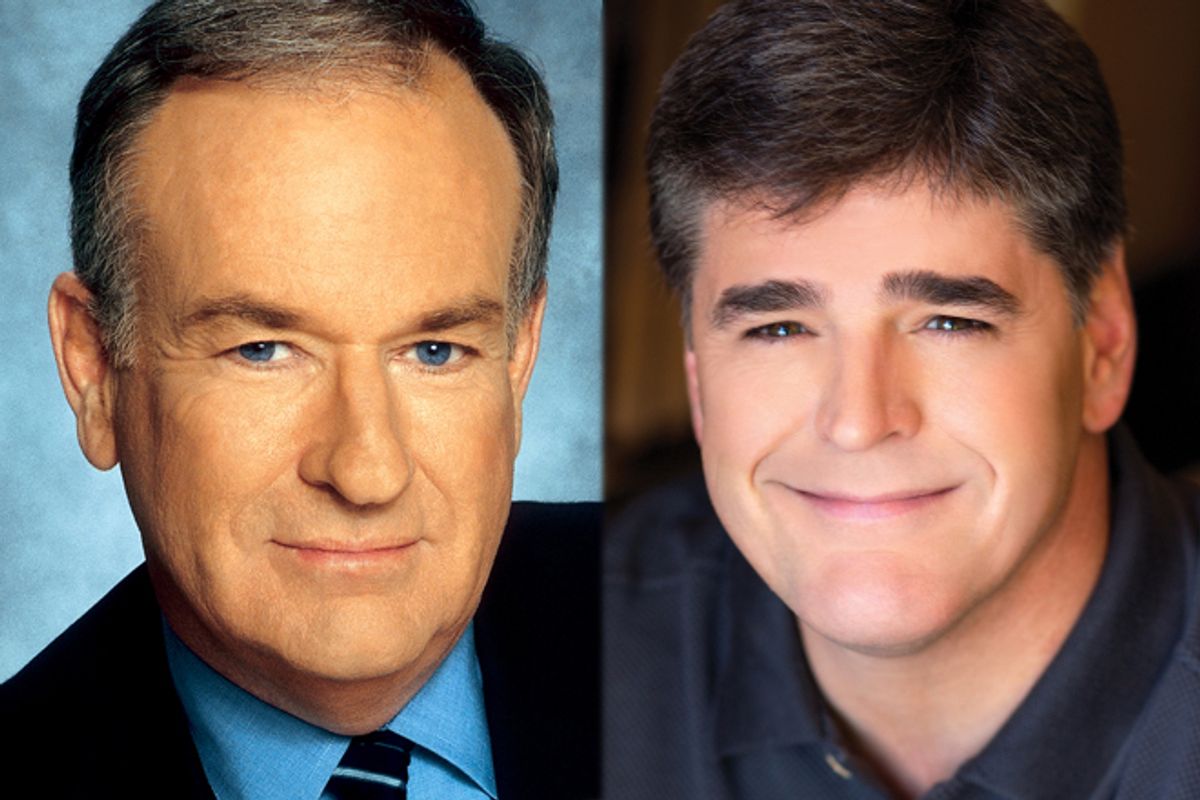 Bill O'Reilly and Sean Hannity       