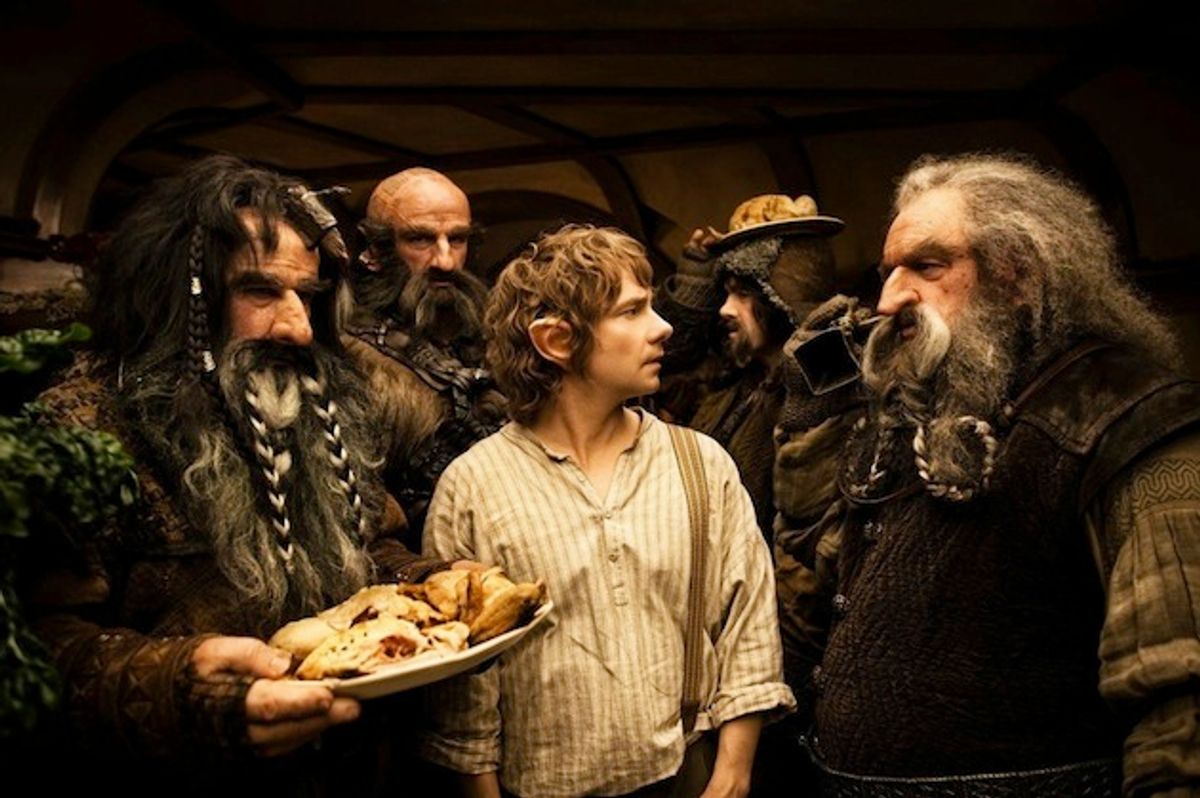 Scene still from "The Hobbit" 