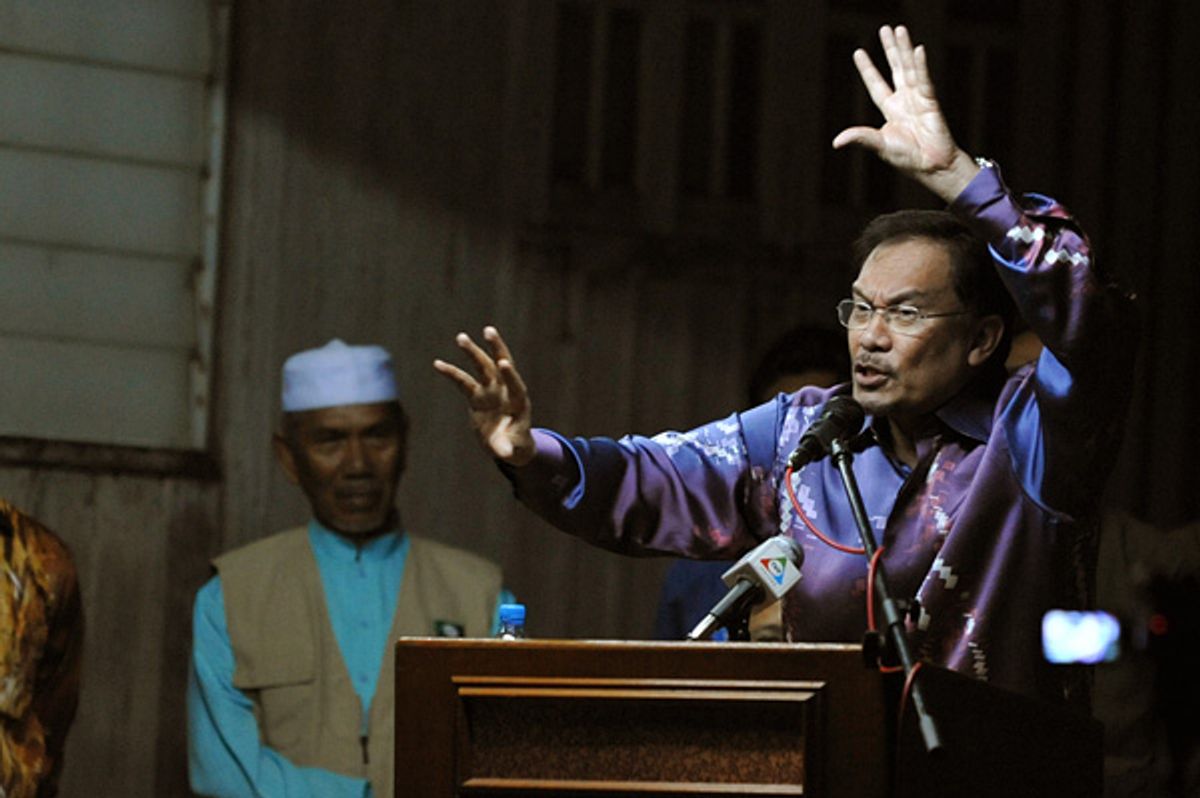  The object of paid criticism, Malaysian politician Anwar Ibrahim (Wikimedia)  