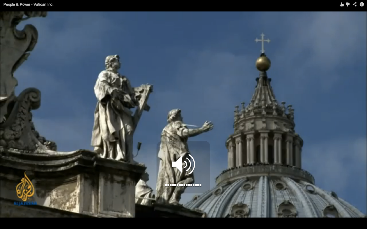 Scene still from "Vatican Inc."  