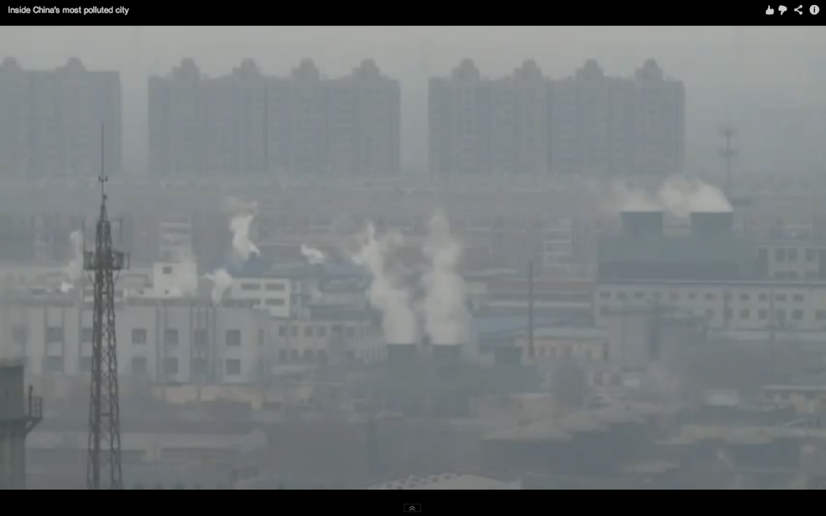 Scene still from "Inside China's Most Polluted City"  