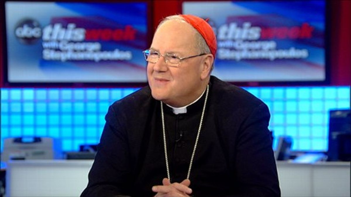 Cardinal Timothy Dolan, Archbishop of New York, on "This Week"   