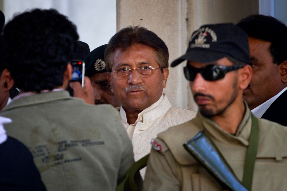 Pakistan's former president and military ruler Pervez Musharraf   (AP/Anjum Naveed)