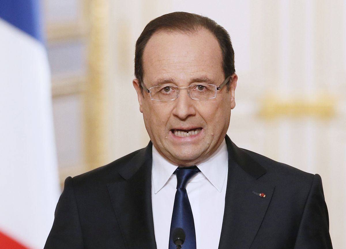 French President Francois Hollande           (AP/Patrick Kovarik)