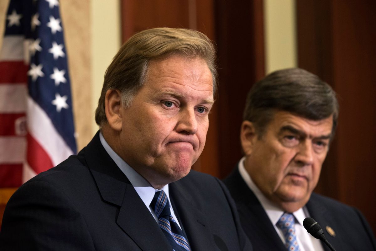 House Intelligence Committee Chairman Rep. Mike Rogers, R-Mich.     (AP/J. Scott Applewhite)
