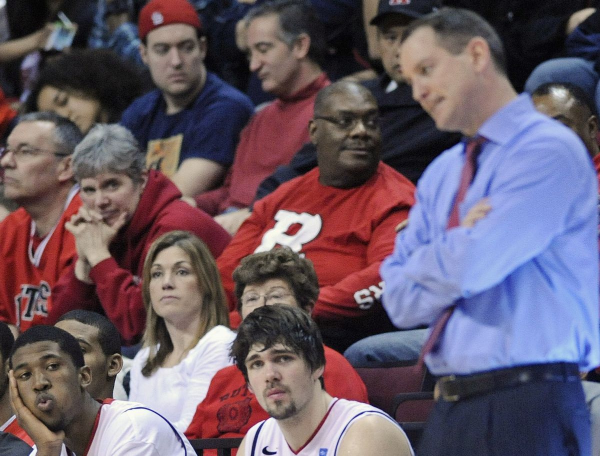  Former Rutgers coach Mike Rice, right      (Reuters)