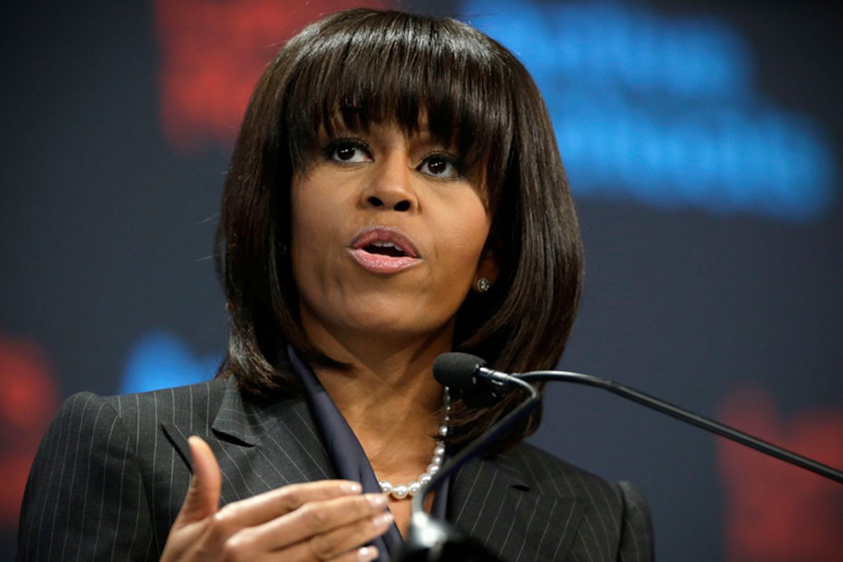 Michelle Obama               (AP/M. Spencer Green)