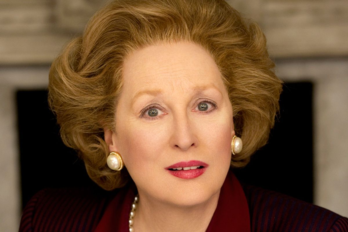  Meryl Streep as Margaret Thatcher in "The Iron Lady"     