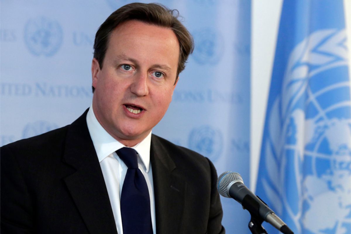 British Prime Minister David Cameron    (AP/Richard Drew)