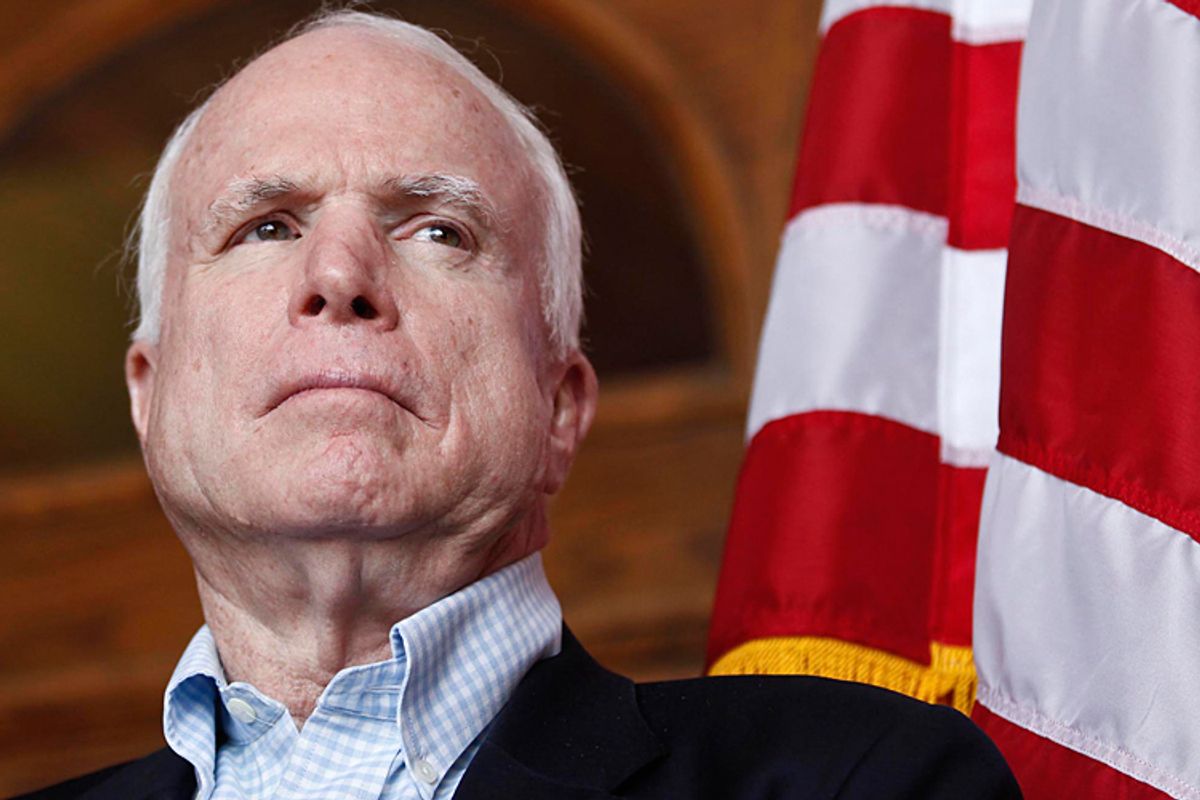 U.S. Senator John McCain (R-AZ)              (Reuters/Samantha Sais)