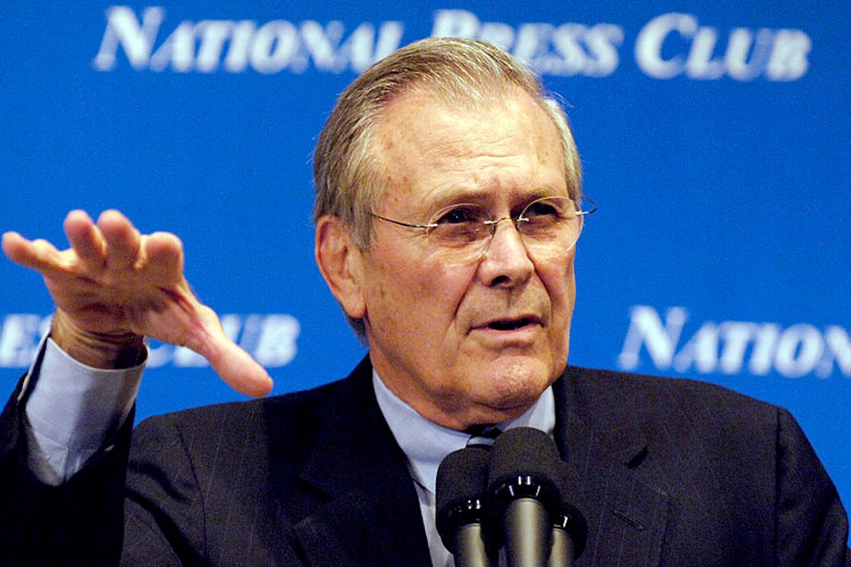 Donald Rumsfeld        (Wikimedia)