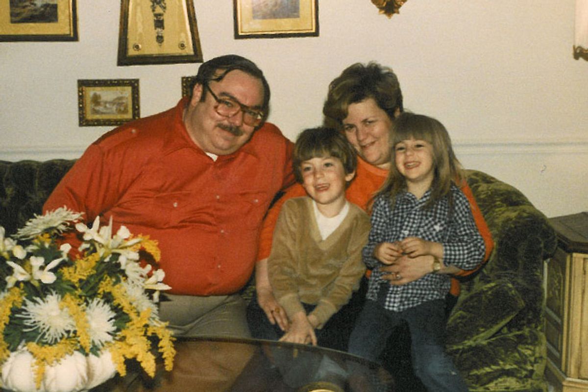 Charles Ornstein with his parents, Alexander and Harriet Ornstein, and sister Debbie in the early 1980s.   (Charles Ornstein)