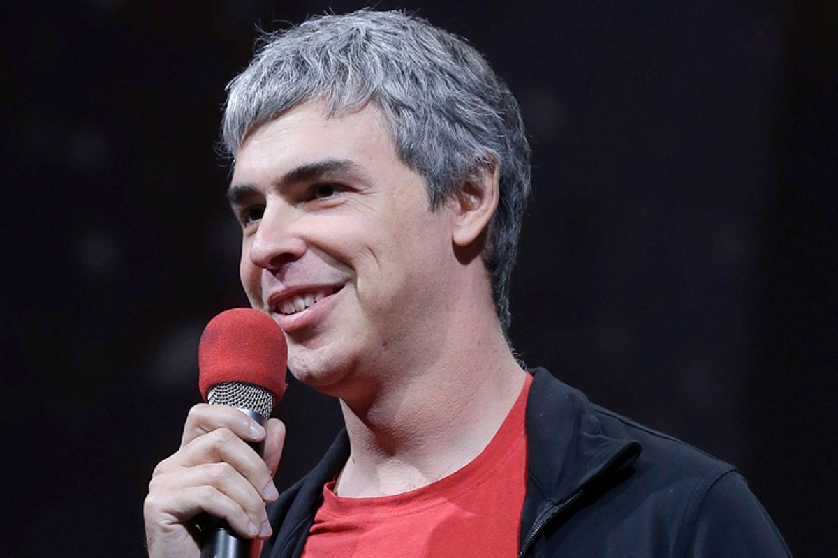 Google co-founder and chief executive Larry Page     (AP/Jeff Chiu)