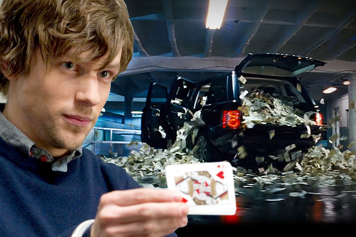 Jesse Eisenberg in "Now You See Me"   