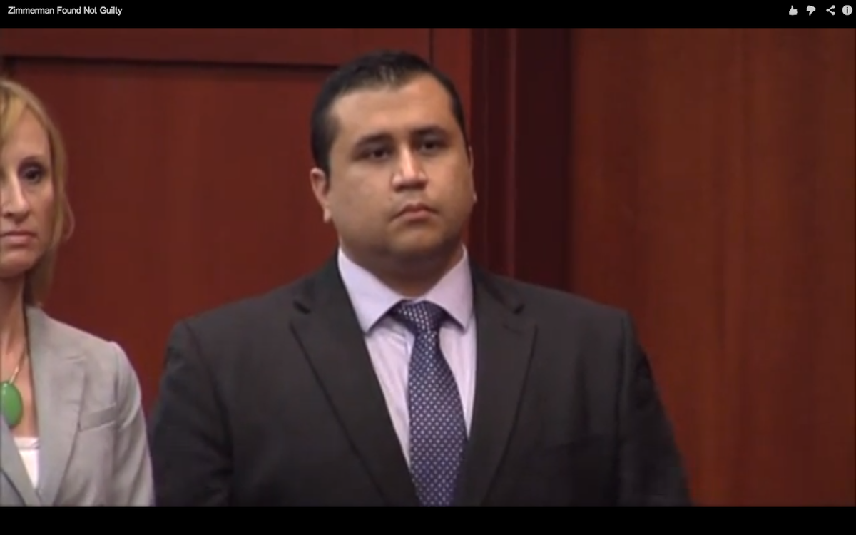 Watch Zimmerman Reacts To Not Guilty Verdict 8228