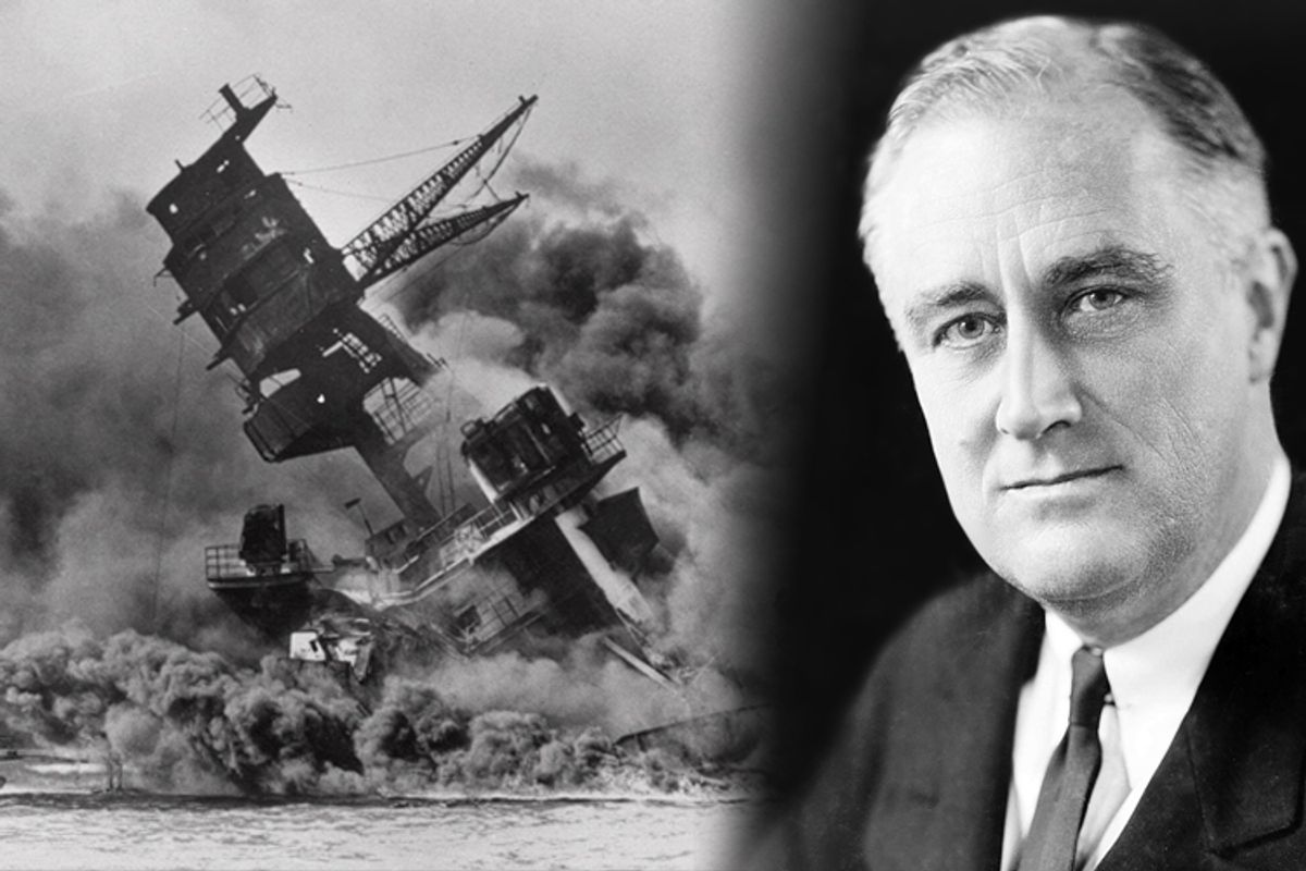 The day FDR became a wartime president