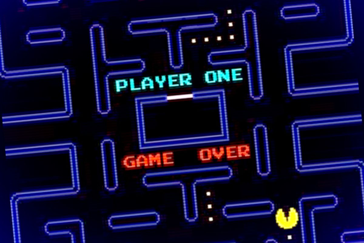 Burn in on screens from video games (1976)