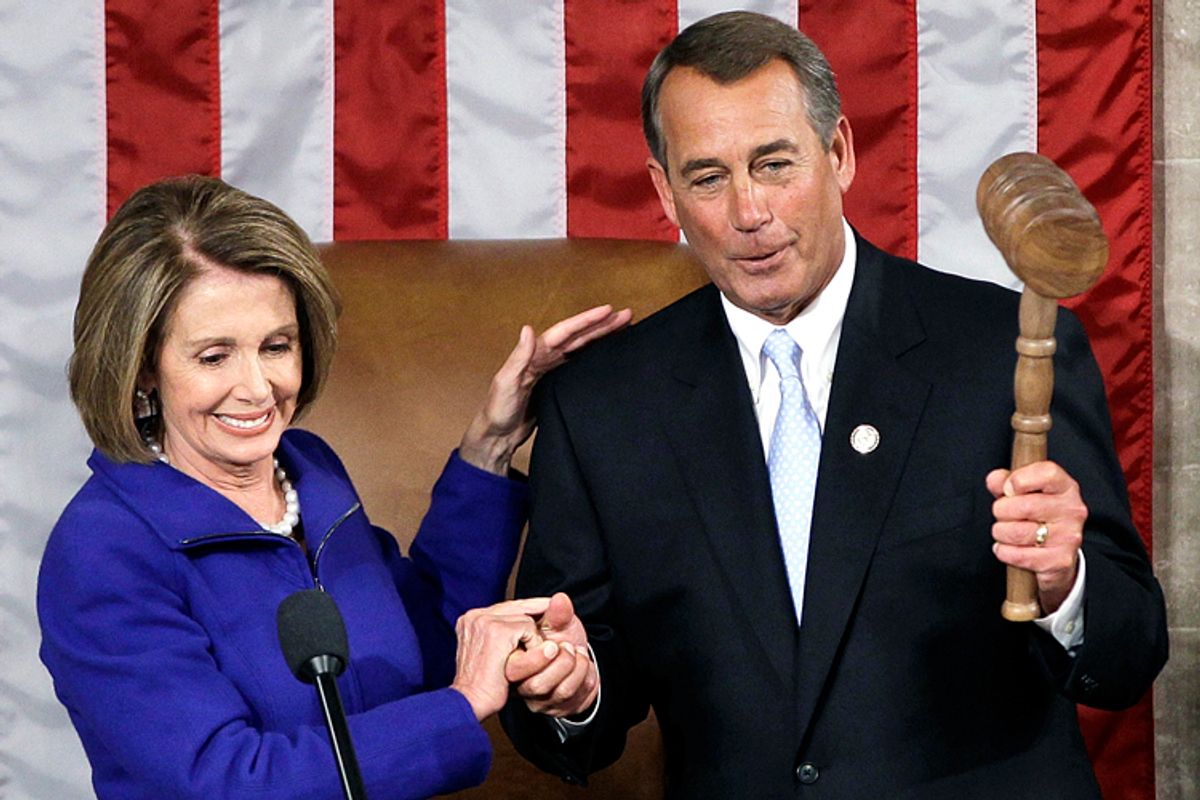 Nancy Pelosi, John Boehner                                          (AP/Charles Dharapak)