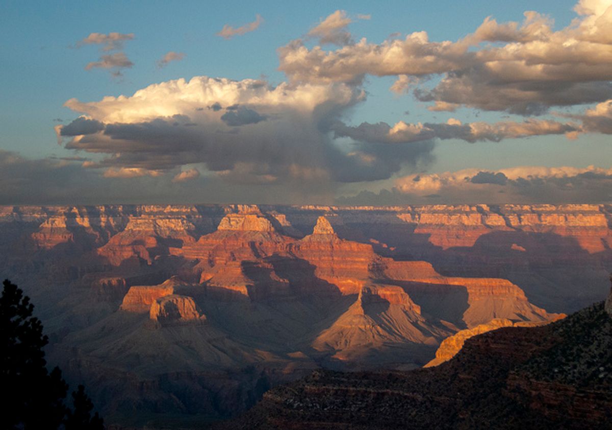 Sunset over the Grand Canyon (Grand Canyon National Park)