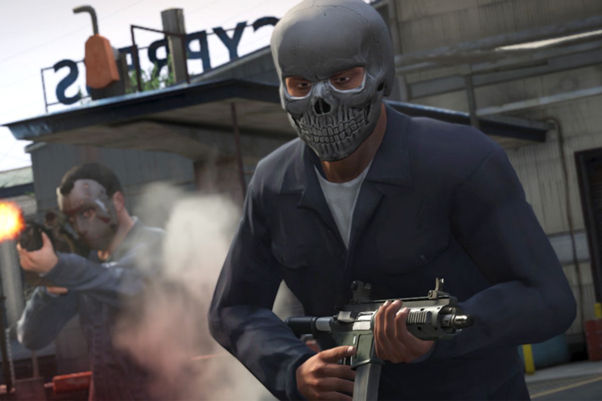  Scene from "Grand Theft Auto V"     (Rockstar Games)