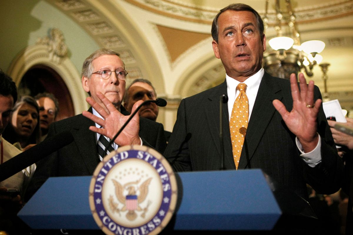 Mitch McConnell, John Boehner                                                                             (AP/Pablo Martinez Monsivais)