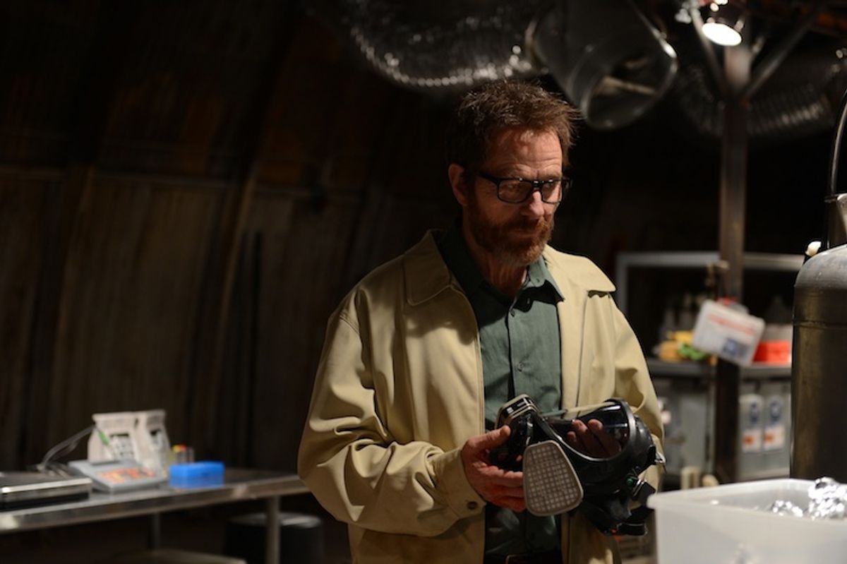Walter White (Bryan Cranston) - Breaking Bad _ Season 5, Episode 16 - Photo Credit: Ursula Coyote/AMC    (Ursula Coyote/amc)