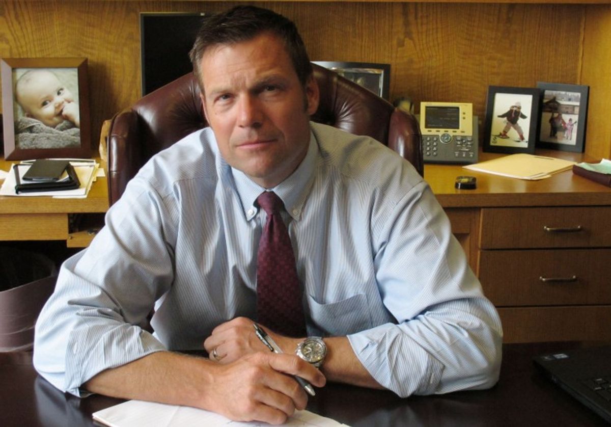 Kansas Secretary of State Kris Kobach                (AP)