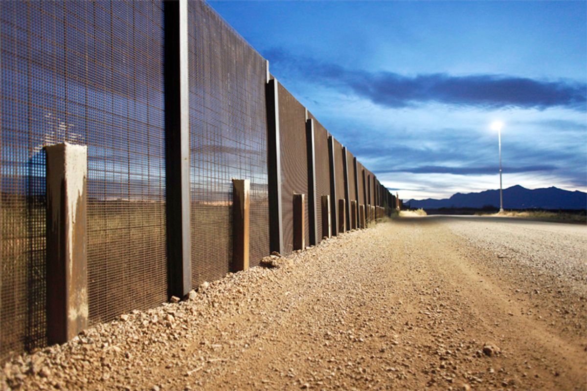 The Arizona-Mexico border fence near Naco, Arizona.      (Reuters/Samantha Sais)