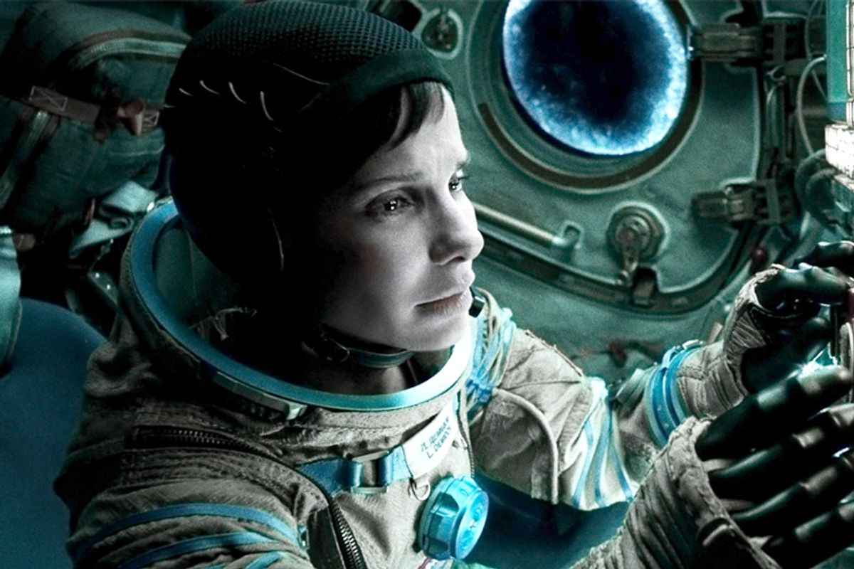 Sandra Bullock in "Gravity"           (Courtesy Of Warner Bros. Pictures)