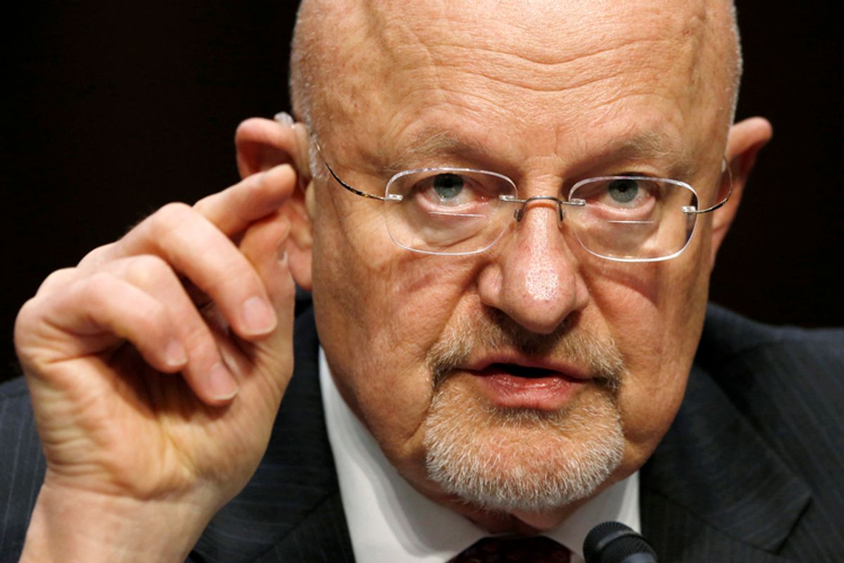 Director of National Intelligence James Clapper         (Reuters/Kevin Lamarque)