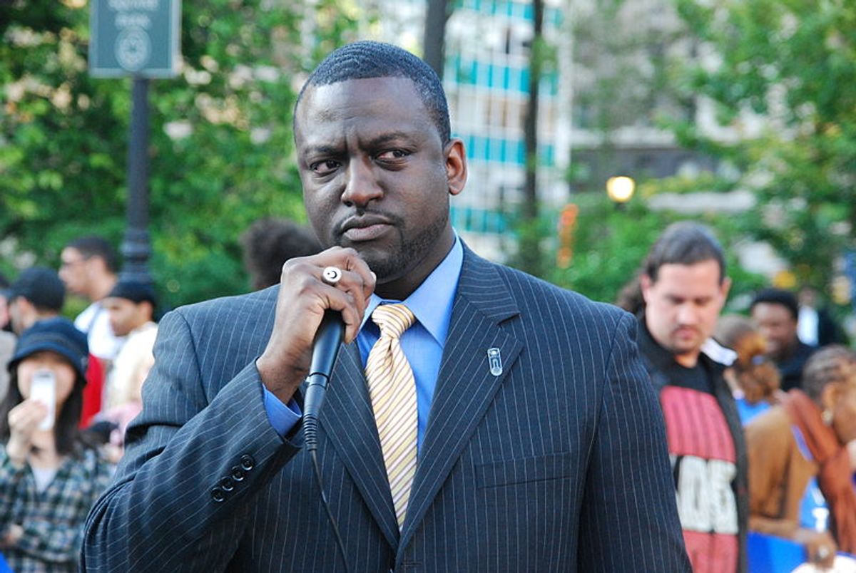  Yusef Salaam, one of the five men wrongfully convicted of the Central Park rape    (Wikimedia/Thomas Good)