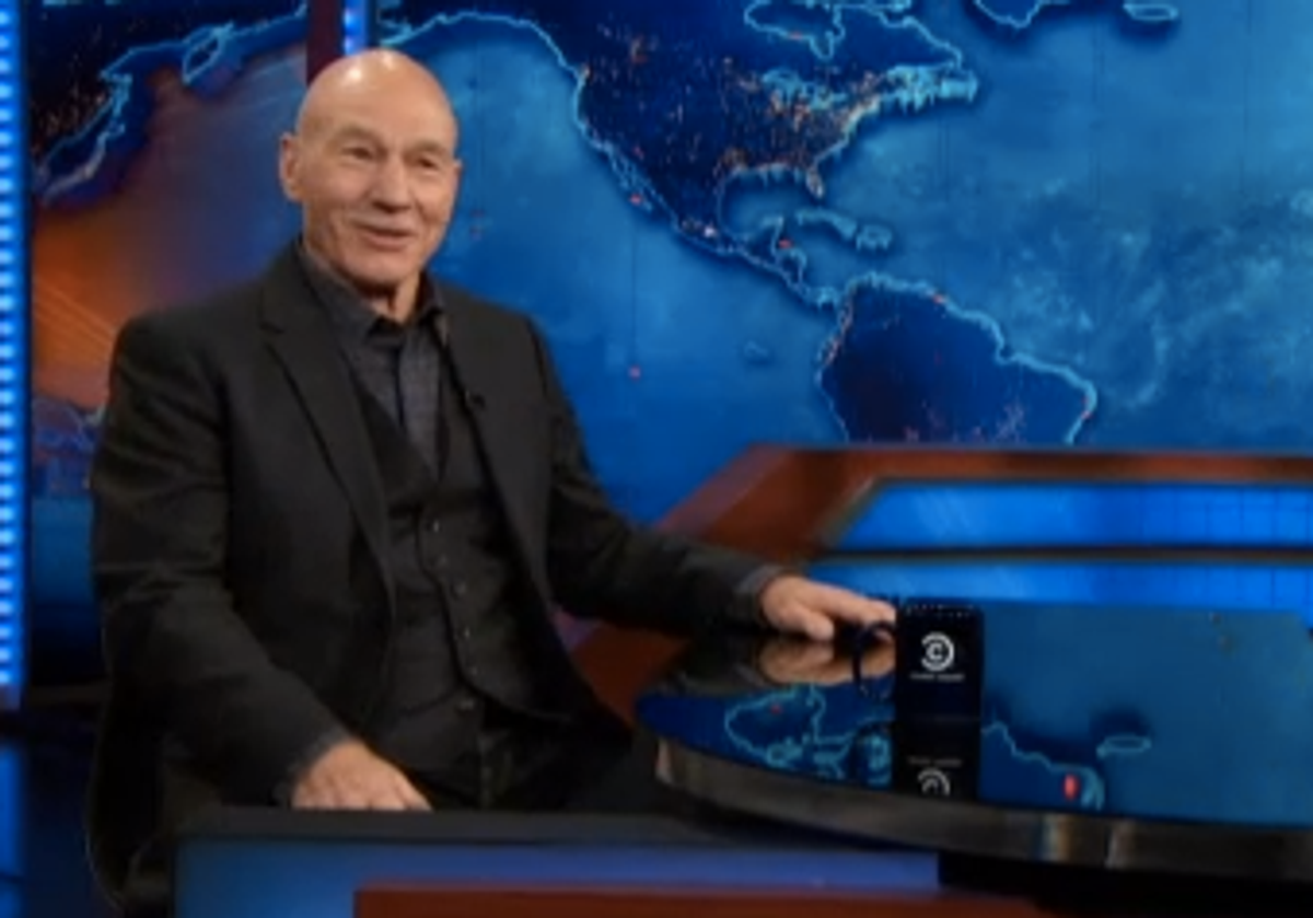 Patrick Stewart     (The Daily Show)