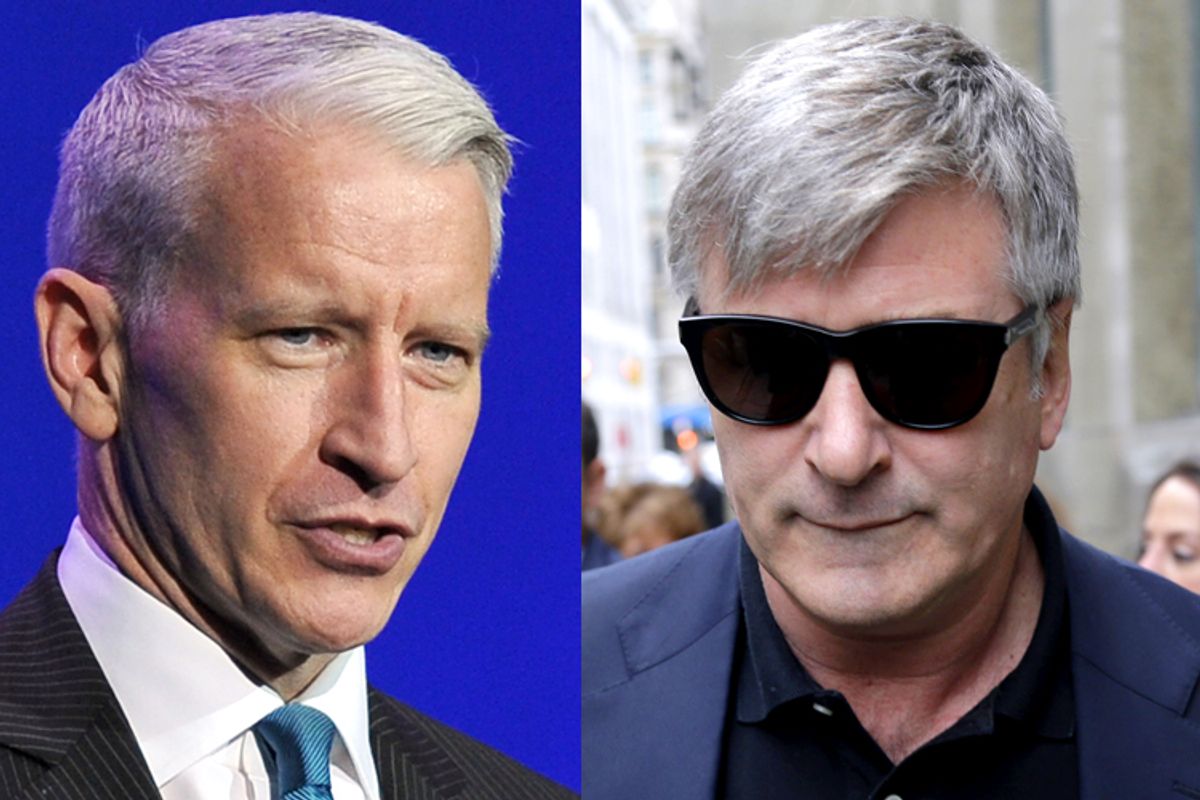 Anderson Cooper, Alec Baldwin            (AP/Jeff Daly/Seth Wenig)